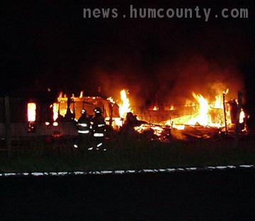 single wide mobile home marijuana grow operation burns down